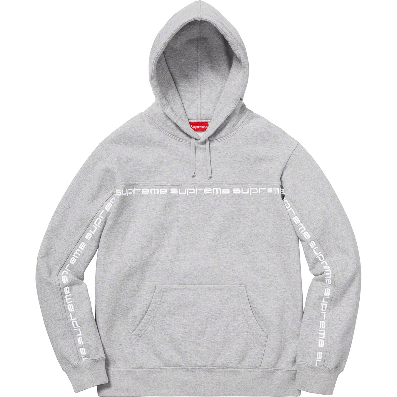 Text Stripe Hooded Sweatshirt view 9